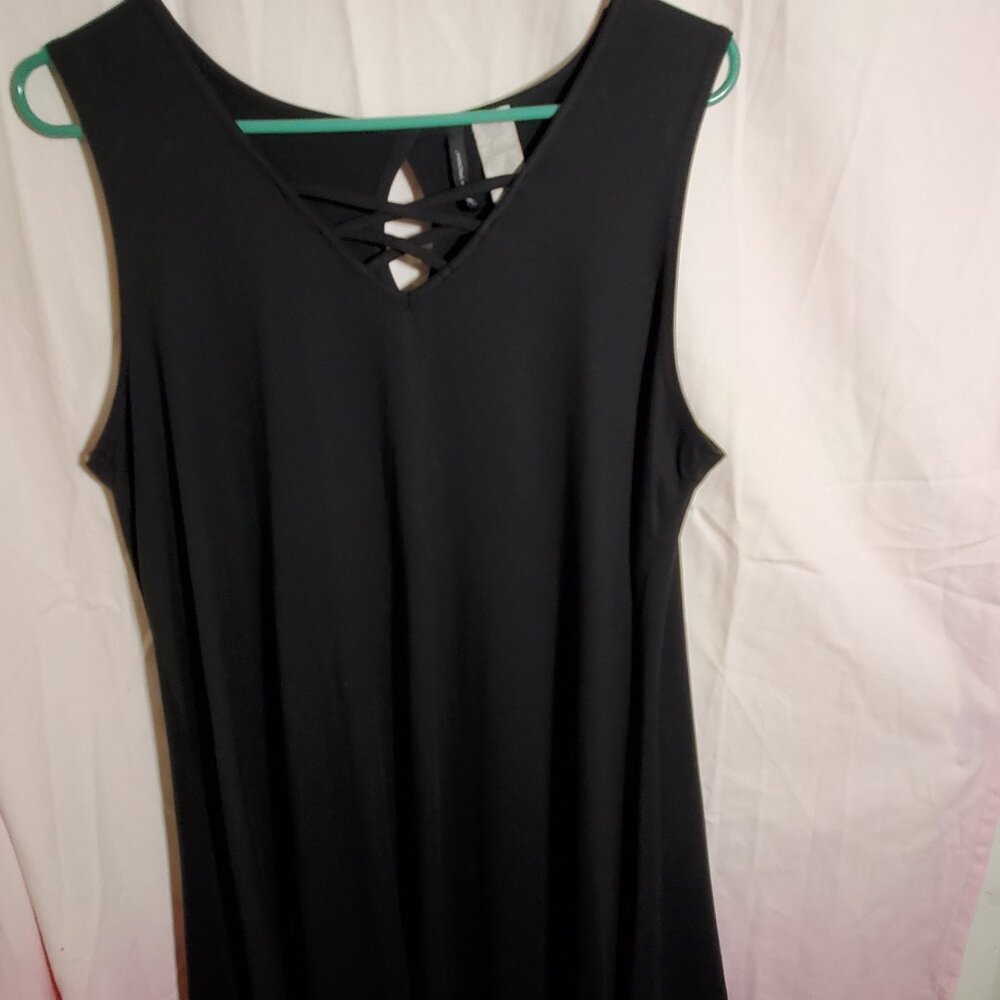 New Directions Little Black Knit Dress